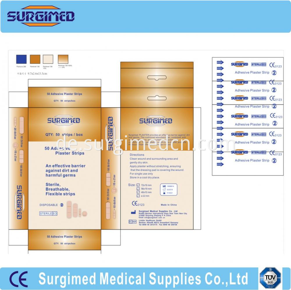 Pvc Adhesive Wound Plaster Box